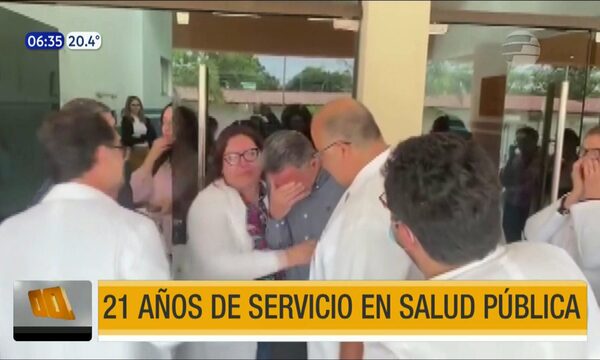 Emotiva despedida al Dr. Pío Alfieri quien se acoge a la jubilación | Telefuturo