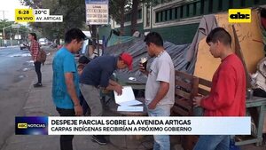 Video: Indígenas frente al INDI recibirían a próximo gobierno - ABC Noticias - ABC Color