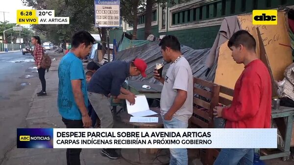 Video: Indígenas frente al INDI recibirían a próximo gobierno - ABC Noticias - ABC Color