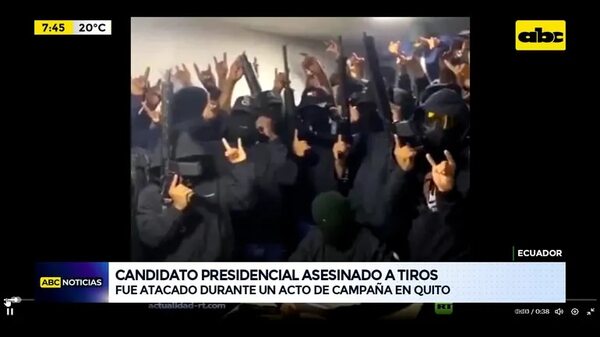 Video: Asesinan a candidato presidencial de Ecuador - ABC Noticias - ABC Color