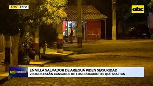 Video: En Villa Salvador de Areguá piden seguridad  - ABC Noticias - ABC Color