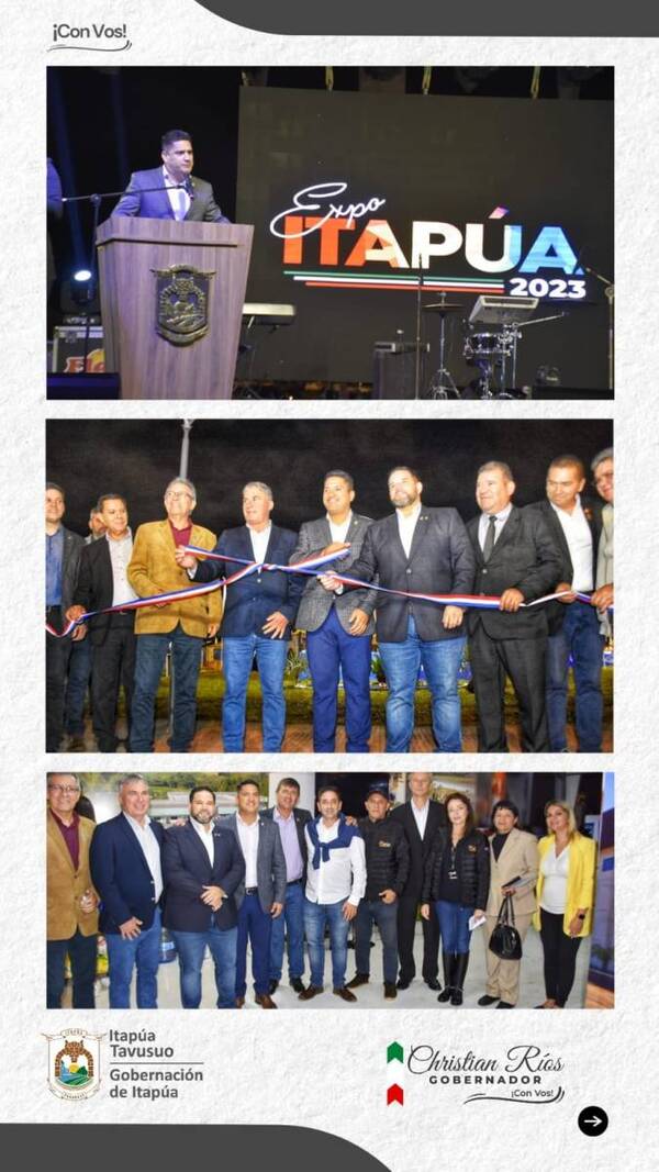 EXITOSA INAUGURACIÓN DE LA EXPO ITAPÚA 2023