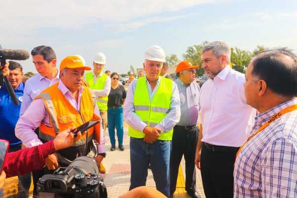 Presidente verificó la Costanera Sur que ya avanzó 80% y finalizaría el próximo año - .::Agencia IP::.