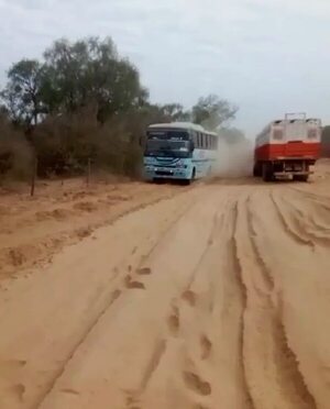 San Agustín: caminos intransitables y abandonados por las autoridades chaqueñas - Noticias del Chaco - ABC Color
