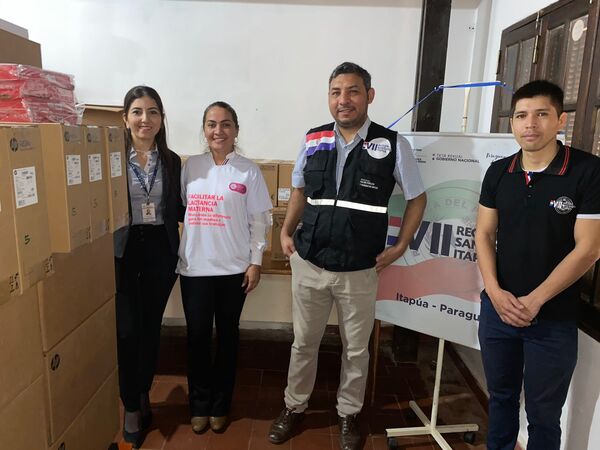 Séptima Región Sanitaria recibe más de 180 equipamientos informáticos para mejorar la atención médica en Itapúa
