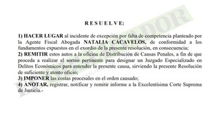 Sortearán nuevo juzgado especializado para la causa al exsíndico de Quiebras Blas Velázquez 