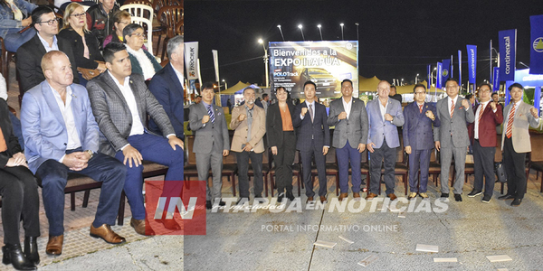 GOBERNADOR ACTUAL Y GOBERNADOR ELECTO PRESENTES EN LA EXPO ITAPÚA 2023 - Itapúa Noticias