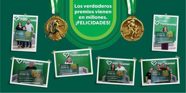 Farmacenter anuncia a los ganadores de su promoción "Padres Maratonistas"