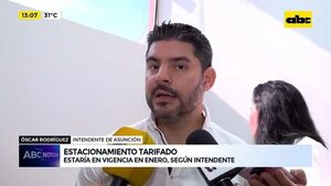 Estacionamiento tarifado: estaría en vigencia en enero, según intendente - ABC Noticias - ABC Color