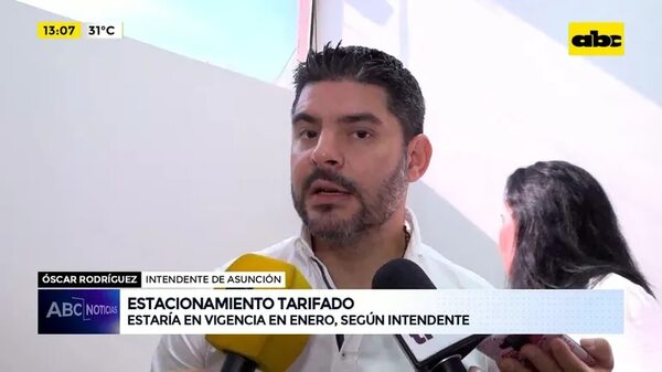 Estacionamiento tarifado: estaría en vigencia en enero, según intendente - ABC Noticias - ABC Color