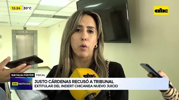 Video: Justo Cárdenas recusó a Tribunal - ABC Noticias - ABC Color