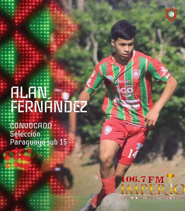 Pedrojuanino entre los convocados a la selección paraguaya Sub 15 - Radio Imperio 106.7 FM