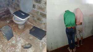 DETIENEN A JÓVENES POR HURTAR NOTEBOOKS DE UN COLEGIO DE HOHENAU