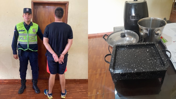 Policía captura a sup. ladrón y recupera objetos hurtados en Encarnación