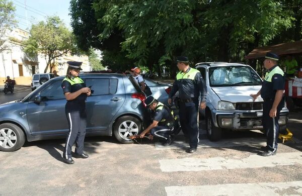 Operativo Olimpia- Flamengo: PMT insta a no estacionar en veredas o paseos centrales - Nacionales - ABC Color