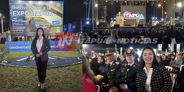 LA INTENDENTE DE JOSÉ L. OVIEDO ESTUVO PRESENTE EN LA EXPO ITAPÚA 2023 - Itapúa Noticias