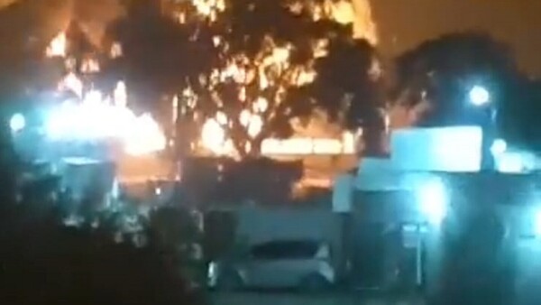 Nanawa: Controlan fuego en depósito con 20.000 litros de combustible