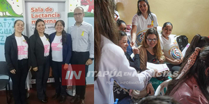 INAUGURARON SALA DE LACTANCIA EN EL HOSPITAL PEDIÁTRICO MUNICIPAL - Itapúa Noticias