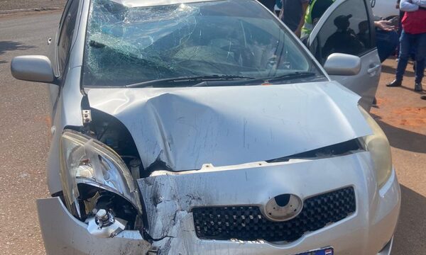 Violento accidente en Franco