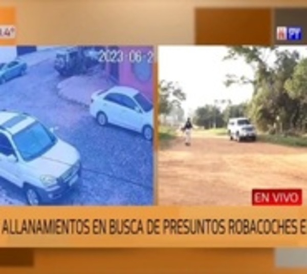 Allanamientos en busca de robacoches en Capiatá - Paraguay.com