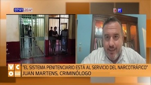 Ejecuciones en penitenciarías muestran "absoluto poder" de grupos criminales, según Martens - Noticias Paraguay