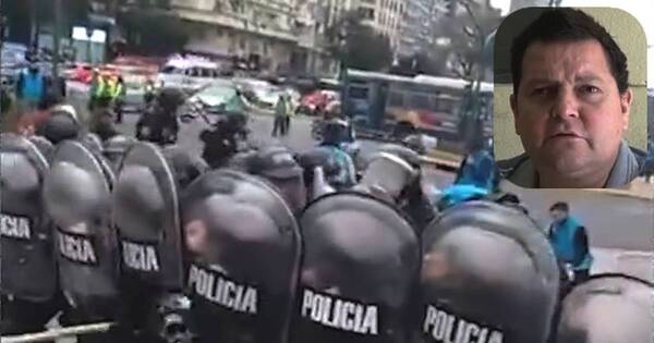 La Nación / Exguerrillero de FARC muere en manifestación en el Obelisco