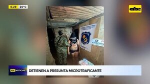 Video: Detienen a presunta microtraficante de drogas  - ABC Noticias - ABC Color