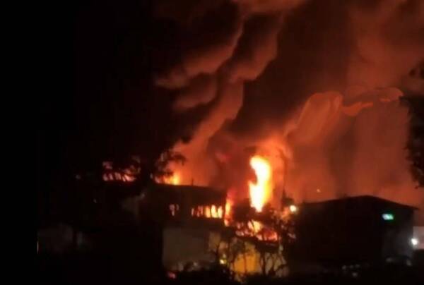 Nanawa vivió una noche infernal: feroz explosión, una enorme bola de fuego y ¡milagro!