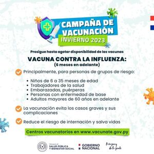 Siguen con campaña de vacunación