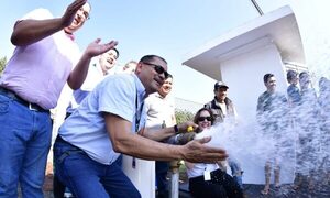 ITAIPU inauguró nuevo sistema de agua en barrio Virgen de Caacupé de Hernandarias