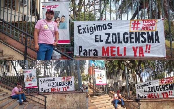 Papá de Meli se encadena frente al Ministerio de Salud exigiendo compa de vacuna para su hija – Prensa 5