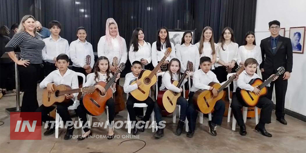 ALUMNOS DE LA ESCUELA MUNICIPAL DE MÚSICA DE CARMEN DEL PARANÁ BRINDARON GRAN PRESENTACIÓN - Itapúa Noticias