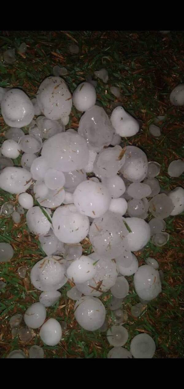 FUERTE GRANIZADA AZOTÓ VARIOS PUNTOS DEL PAÍS Y ALERTAN SOBRE MÁS TORMENTAS