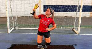[GALERÍA] ¡Fátima Román ya es toda una campeona de fútbol!