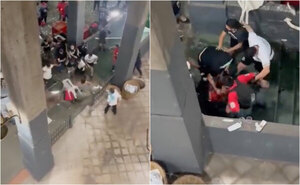 Versus / Graves incidentes entre hinchas de Olimpia y Flamengo luego del partido por Copa Libertadores