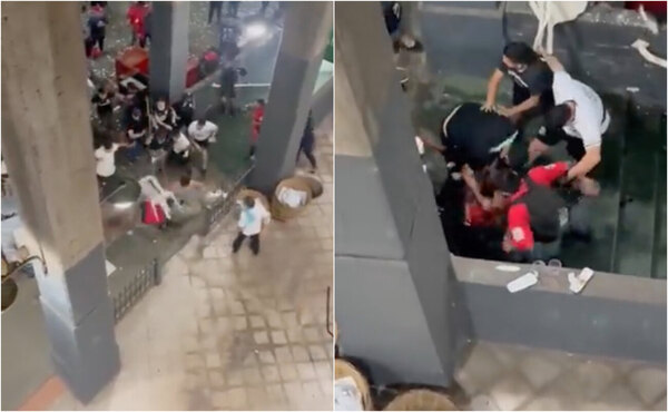 Versus / Graves incidentes entre hinchas de Olimpia y Flamengo luego del partido por Copa Libertadores