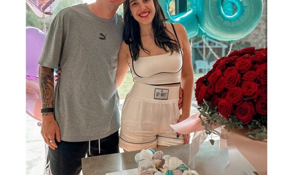 Así sorprendió “Miggy” Almirón a su doña por su cumple
