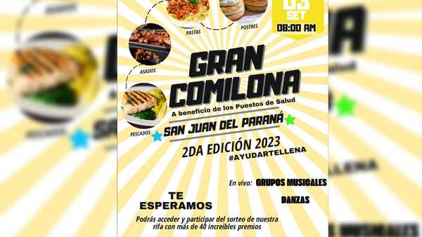 Ayudar te llena: San Juan del Paraná se llena de sabor con la segunda edición de la comilona benéfica.