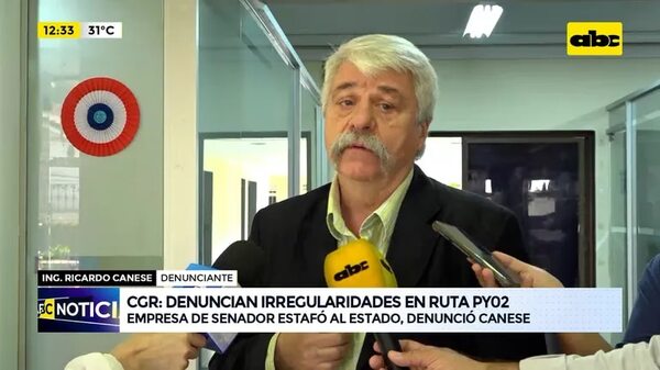 CGR: denuncian irregularidades en Ruta PY02 - ABC Noticias - ABC Color