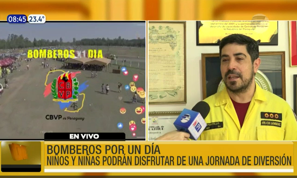 Bomberos por un día en el ex Aratirí | Telefuturo