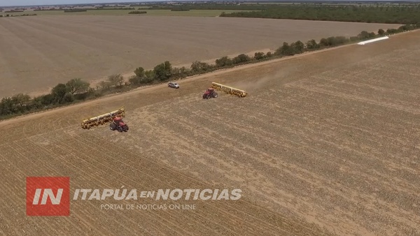 PRODUCTORES DE ITAPÚA CON BUENAS EXPECTATIVAS EN SIEMBRA DE SOJA - Itapúa Noticias