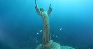La Nación / ¿Cómo construyeron el Cristo del Abismo?, la imagen de Jesús bajo el mar