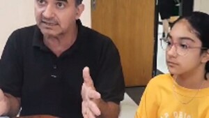 Padre pide a Salud que firme cheque para tratamiento de su hija