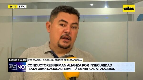 Video: conductores de plataformas se alían contra la inseguridad - ABC Noticias - ABC Color