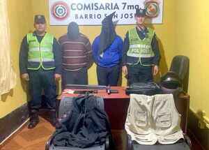 Apresan a dos presuntos motochorros responsables de varios asaltos en CDE