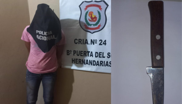 Mujer clavó a su concu en el pecho