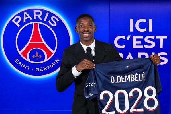El París Saint-Germain anunció el fichaje de Ousmane Dembélé - Fútbol Internacional - ABC Color