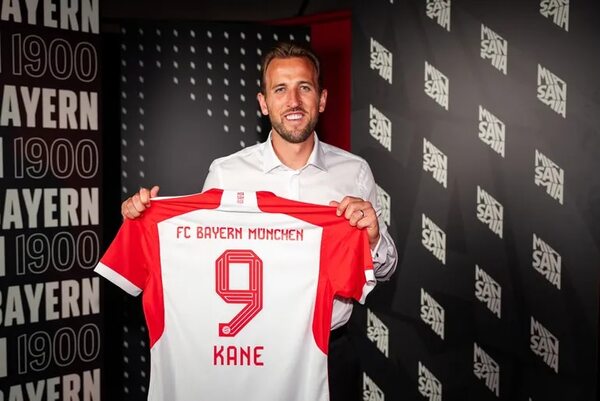 El Bayern Múnich ya oficializó la contratación de Harry Kane - Fútbol Internacional - ABC Color
