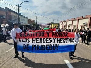 Conmemoran aniversario 154 de la Batalla de Piribebuy - Nacionales - ABC Color