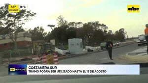 Video: Tramo Costanera Sur provisoriamente habilitado  - ABC Noticias - ABC Color